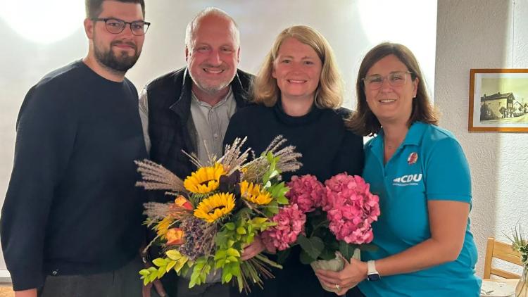 v.l.n.r.: Fabian Broich, Christoph Kämper, Alexandra Gauß, Evelyn Höller